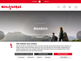 'kitzbuehel.com' screenshot