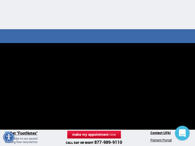 'footankleinstitute.com' screenshot