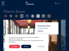 'maisons-bocuse.com' screenshot