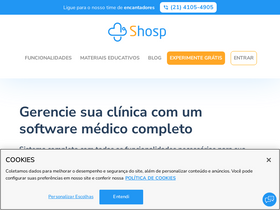 'shosp.com.br' screenshot