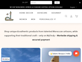 Mytindy website screenshot