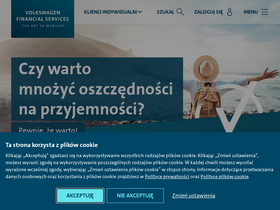 'kalkulator.vwfs.pl' screenshot