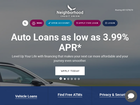 'myncuonline.com' screenshot