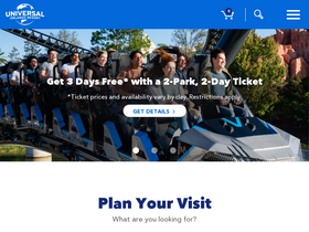 'universalorlando.com' screenshot