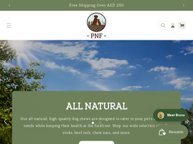 pnfchews.com homepage screenshot