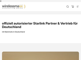 wirelessmaxx.de homepage screenshot