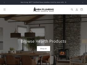 hearthshop.ca homepage screenshot