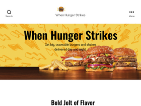 'theburgerden.com' screenshot