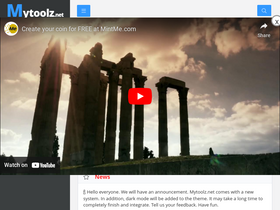 'mytoolz.net' screenshot