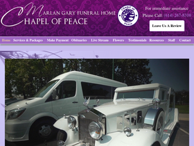 'thechapelofpeace.com' screenshot