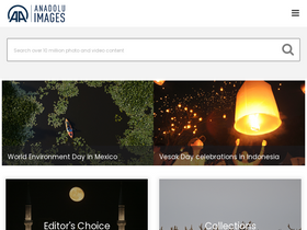 'anadoluimages.com' screenshot