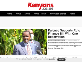 'kenyans.co.ke' screenshot