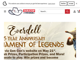 'tabletoptycoon.com' screenshot