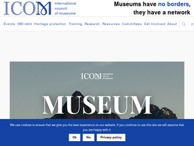 'icom.museum' screenshot