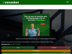 'venasbet.com' screenshot