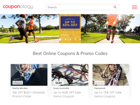 'couponology.com' screenshot