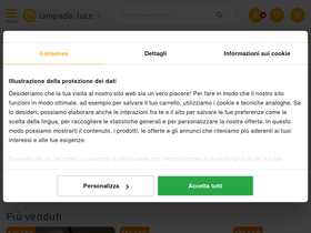 'lampadaeluce.it' screenshot