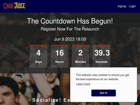 'cashjuice.com' screenshot