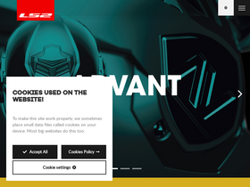 'ls2helmets.com' screenshot