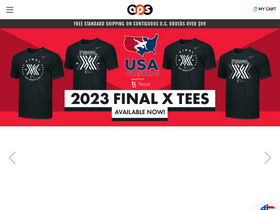 'athleteps.com' screenshot