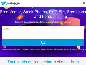 'freedesignfile.com' screenshot