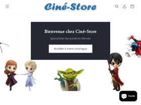 Cine Store homepage screenshot
