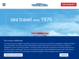 'polferries.se' screenshot
