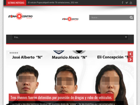 'zonacentronoticias.com' screenshot