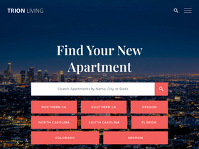 'trionliving.com' screenshot