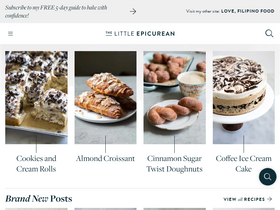 'thelittleepicurean.com' screenshot