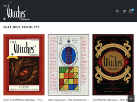 thewitchesalmanac.com homepage screenshot