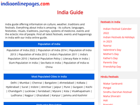 'indiaonlinepages.com' screenshot