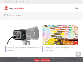 'blogartesvisuales.net' screenshot