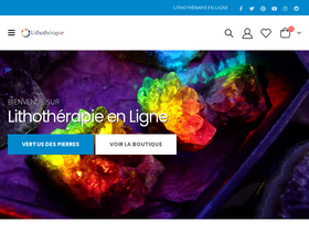 'lithotherapie.net' screenshot