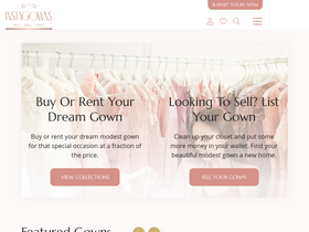 'instagowns.com' screenshot