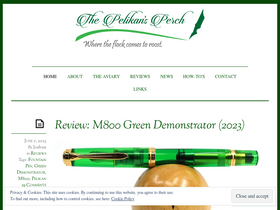 'thepelikansperch.com' screenshot