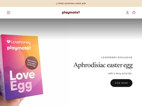Playmatelabs homepage screenshot