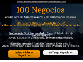 '100negocios.com' screenshot