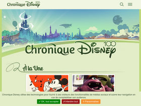 'chroniquedisney.fr' screenshot