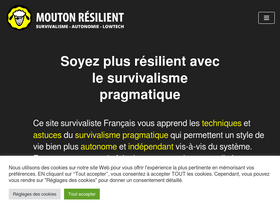 'mouton-resilient.com' screenshot