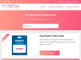 'freestufffrenzy.com' screenshot