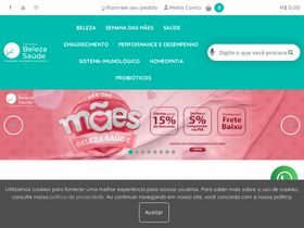 'belezasaude.com.br' screenshot