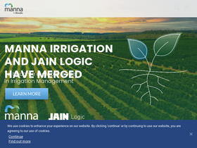 'manna-irrigation.com' screenshot