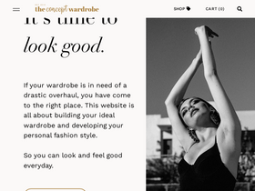'theconceptwardrobe.com' screenshot