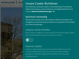 'wissenschaft-im-dialog.de' screenshot