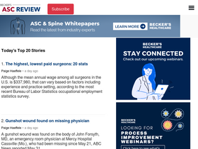 'beckersasc.com' screenshot