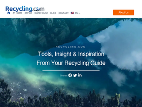 'recycling.com' screenshot