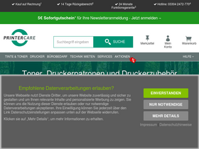 'printer-care.de' screenshot