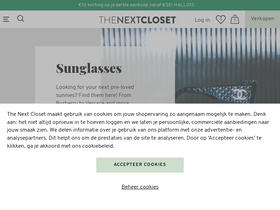 'thenextcloset.com' screenshot