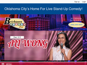 'bricktowncomedy.com' screenshot